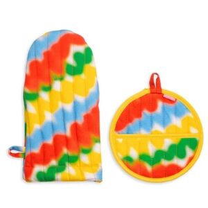 Ban.do Squiggles Oven Mitt and Pot Holder Set